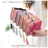 財布 レディース 二つ折り かわいい 通販 二つ折り財布 二つ折りサイフ さいふ サイフ 折り財布 折財布 ラウンドファスナー 小銭入れ コインケース 定期入れ パスケース ID カード ケース