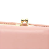 LIZDAYS リズデイズ 財布 lz-0919r 通販 三つ折り財布 がま口 レディース 折財布 ミニ財布 サイフ さいふ PUレザー フェイクレザー 小さい財布 ミニウォレット おしゃれ かわいい 可愛い