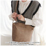 LIZDAYS リズデイズ ショルダーバッグ 軽量 ミニ 通販 ショルダーバック ショルダー 肩掛け 斜め掛け ななめがけ ビジネスバッグ ビジネスバック アーチ型 曲線 台形 小さめ レディース