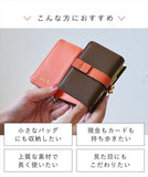 LIZDAYS ミニ財布 通販 リズデイズ コンパクト お財布 小銭入れ ミニウォレット 小さい 小さめ レディース カード入れ カードケース パスケース コインケース レザー 牛革 おしゃれ