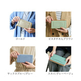 lizdays リズデイズ 長財布 通販 お財布 長サイフ 財布 コインケース 小さい コインスルー 小銭入れ ロングウォレット カード入れ 大容量 多収納 スキミング防止 レザー 本革 仕分け