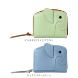 lizdays リズデイズ ゾウ ミニ財布 lz-66117 通販 本革財布 牛革財布 財布 コインケース 小銭入れ カードケース 二つ折り財布 じゃばら財布 コンパクト 軽量 スキミング防止