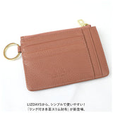 LIZDAYS リズデイズ 財布 通販 lz67105 レザーウオレット ミニ財布 ミニ財布 サイフ フラグメントケース 小銭入れ カード収納 薄型財布 コインケース コンパクト キーリング ミニマリスト