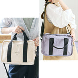 lizdays リズデイズ ショルダーバッグ lz-70614 通販 2wayバッグ 斜め掛けバッグ トートバッグ コットンバッグ 2way 軽量 ボトルポケット付き B5 肩掛け シンプル レディース コットン