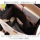 lizdays リズデイズ PU キャンバス トートバッグ 大容量 通販 トートバック トート 手提げ 手提げバッグ 帆布 異素材 仕切り 自立 ポケット 軽い 軽量 きれいめ ナチュラル モダン