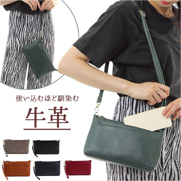 本革ショルダーバッグ レディース 斜めがけ 通販 ショルダーバッグ ショルダーバック ミニショルダー 斜め掛け ポシェット ミニバッグ Melody 12086 メロディー 牛革 革 軽量 メンズ