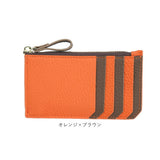 Melody メロディー カードケース レザー 12814 通販 カード入れ コイン入れ 小銭入れ コインケース お財布 財布 さいふ サイフ 牛革 ファスナーポケット カード ポケット 薄い シンプル