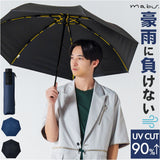 mabu 傘 マブ SMV-4248 通販 折りたたみ傘 晴雨兼用傘 撥水 晴雨兼用折りたたみ傘 雨傘 日傘 耐風 丈夫 豪雨 頑丈 大きめ 大きい 60cm 60センチ 紳士傘 メンズ 男性 男子 紳士 高耐水