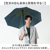 mabu 傘 マブ SMV-4250 通販 長傘 ジャンプ傘 晴雨兼用傘 撥水 雨傘 日傘 かさ カサ ジャンプ 大きめ 大きい 60cm 60センチ 紳士傘 メンズ 男性 男子 高耐水 耐風 丈夫 豪雨 頑丈