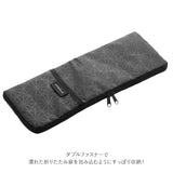 傘ケース マイクロファイバー 通販 おしゃれ 大きめ メンズ レディース ブランド mabu マブ ポケット付き ダブルファスナー 和柄 江戸 墨 菊繋ぎ 紅 七宝 銀 矢羽根 草 矢来 紺 八角籠目