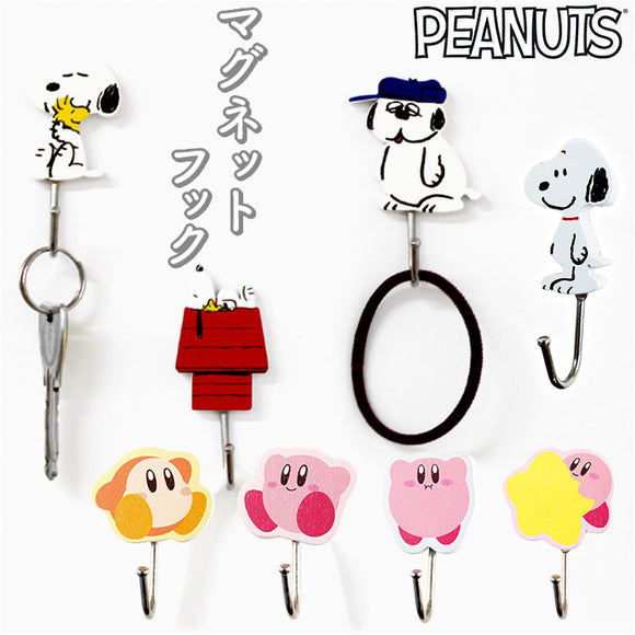 マグネットフック キャラクター 通販 フック 壁 鍵かけ 吊り下げ 磁石 壁掛け 玄関 風呂 冷蔵庫 子供部屋 小物かけ 帽子掛けフック 穴開けない おしゃれ グッズ かわいい 雑貨 インテリア