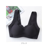 ナイトブラ シームレス 通販 3段階ホック ノンワイヤー ワイヤーレス リラックスブラ 育乳 おうちブラ ノンワイヤーブラ ワイヤーレスブラ 育乳ブラ ブラホック有 ストレッチ 下着