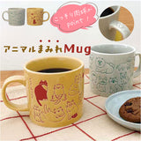 マグカップ アニマル 通販 マグ コップ カップ まみれマグ 食器 陶製 まみれ 絵付け 絵付 動物 可愛い プチギフト 贈り物 贈りもの コーヒー 珈琲 紅茶 コーヒー用品 ギフト キッチン用品