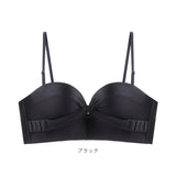 ずれにくい ブラ ノンワイヤー 通販 ブラジャー ノンワイヤーブラ ストラップレスブラ ストラップレス 盛ブラ 盛りブラ 盛れるブラ 落ちない チューブトップ 3重 滑り止め 胸元 キレイ