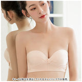 ずれにくい ブラ ノンワイヤー 通販 ブラジャー ノンワイヤーブラ ストラップレスブラ ストラップレス 盛ブラ 盛りブラ 盛れるブラ 落ちない チューブトップ 3重 滑り止め 胸元 キレイ