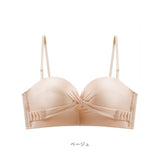 ずれにくい ブラ ノンワイヤー 通販 ブラジャー ノンワイヤーブラ ストラップレスブラ ストラップレス 盛ブラ 盛りブラ 盛れるブラ 落ちない チューブトップ 3重 滑り止め 胸元 キレイ