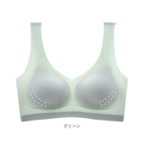 冷感 ブラジャー ノンワイヤー 通販 ノンワイヤーブラ スポーツブラ ナイトブラ スポーツ ヨガ ブラ 涼しい 薄い 軽量 軽い ワイヤレスブラ メッシュ 通気 インナー 下着 アンダーウェア