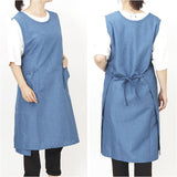 エプロン おしゃれ 通販 前掛け ワークエプロン カフェエプロン 作業エプロン レディース 女性 大人 ポリエステル 油跳ね防止 シワになりにくい ルームウェア 乾きやすい 料理 家事