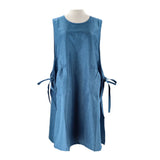 エプロン おしゃれ 通販 前掛け ワークエプロン カフェエプロン 作業エプロン レディース 女性 大人 ポリエステル 油跳ね防止 シワになりにくい ルームウェア 乾きやすい 料理 家事