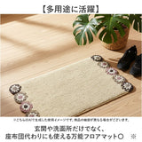 マット おしゃれ 玄関マット 通販 クロシェ編み バスマット インテリアマット かわいい トイレマット エスニック レトロ ナチュラル 屋内 室内 フロアマット ドアマット 敷物 洗面所