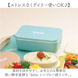 ランチボックス 1段 通販 日本製 弁当箱 お弁当箱 容量600ml レンジ対応 仕切り付き スクエアランチボックス 食洗機対応 コンパクト シンプル おしゃれ 一段ランチボックス 女子 大人