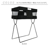 荷物置き かご 折りたたみ 通販 カゴ バスケット メッシュ 収納ボックス 手荷物入れ バッグ置き サイドバスケット トールタイプ ハイタイプ スリム コンパクト オフィス デスク横 飲食店