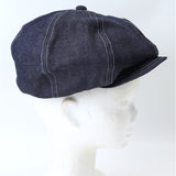 キャスケット メンズ 通販 日本製 キャスケットベレー ベレー帽 帽子 立体ベレー ハンチング 岡山デニム 岡山産 ミスターカバー mr.cover 8パネル 12オンス 12onz ボリューム