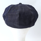 キャスケット メンズ 通販 日本製 キャスケットベレー ベレー帽 帽子 立体ベレー ハンチング 岡山デニム 岡山産 ミスターカバー mr.cover 8パネル 12オンス 12onz ボリューム