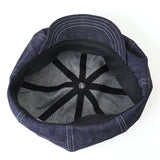 キャスケット メンズ 通販 日本製 キャスケットベレー ベレー帽 帽子 立体ベレー ハンチング 岡山デニム 岡山産 ミスターカバー mr.cover 8パネル 12オンス 12onz ボリューム