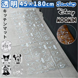 キッチンマット 透明 キャラクター 通販 透明キッチンマット キッチン マット キッチン用マット クリアキッチンマット キッチンラグマット 台所マット クリア 台所 キッチン用品