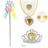 minacute ミナキュート アクセサリー セット 通販 キッズ ネックレス リング イヤリング ティアラ ステッキ 子供用 小物 キラキラ カラフル 学芸会 発表会 子供 こども 子ども 女の子