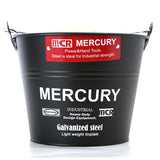 マーキュリー バケツ 通販 ブリキバケツ スモール 雑貨 おしゃれ MERCURY 小さめ ブリキ スチール ガーデニング 花壇 植木鉢 鉢植え 鉢カバー ガレージ カー用品 ゴミ箱 掃除用品