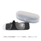 老眼鏡 おしゃれ 通販 クリップ式老眼鏡 アイウェア おたすけグラス 老眼鏡入りサングラス 度数+1.50～+3.00 クリップ式 スタンダードタイプ ワイドタイプ 脱着可能 専用ケース付