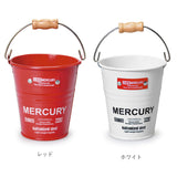 マーキュリー バケツ 通販 ブリキバケツ 雑貨 おしゃれ MERCURY ミニバケツ ブリキ スチール ガーデニング 花壇 植木鉢 鉢植え 鉢カバー ペン立て ペンスタンド 小物入れ インテリア小物