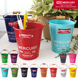 マーキュリー バケツ 通販 ブリキバケツ 雑貨 おしゃれ MERCURY ミニバケツ ブリキ スチール ガーデニング 花壇 植木鉢 鉢植え 鉢カバー ペン立て ペンスタンド 小物入れ インテリア小物
