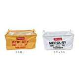 マーキュリー 雑貨 通販 収納ボックス 布 キャンバス おしゃれ キャンバスバケツ 四角 角型 MERCURY レクタングルボックス M リビング 収納 子供部屋 おもちゃ箱 ランドリーバスケット