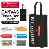 マーキュリー 雑貨 通販 ティッシュケース おしゃれ 吊り下げ 車 壁掛け ティッシュカバー 掛け MERCURY ティッシュボックスカバー 布 キャンバス ティッシュ ボックス カバー ケース
