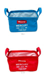 マーキュリー 雑貨 通販 収納ボックス 布 キャンバス おしゃれ キャンバスバケツ 四角 角型 MERCURY レクタングルボックス S リビング 収納 子供部屋 おもちゃ箱 ランドリーバスケット
