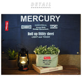 マーキュリー 雑貨 通販 収納ボックス 布 キャンバス おしゃれ キャンバスバケツ 四角 角型 MERCURY レクタングルボックス S リビング 収納 子供部屋 おもちゃ箱 ランドリーバスケット