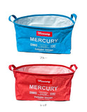 マーキュリー キャンバスバケツ 通販 収納ボックス 布 キャンバス 折りたたみ おしゃれ 雑貨 バケツ MERCURY オーバルバケツ M リビング 収納 子供部屋 おもちゃ箱 ランドリーバスケット
