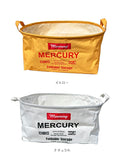 マーキュリー キャンバスバケツ 通販 収納ボックス 布 キャンバス 折りたたみ おしゃれ 雑貨 バケツ MERCURY オーバルバケツ M リビング 収納 子供部屋 おもちゃ箱 ランドリーバスケット