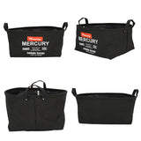 マーキュリー キャンバスバケツ 通販 収納ボックス 布 キャンバス 折りたたみ おしゃれ 雑貨 バケツ MERCURY オーバルバケツ M リビング 収納 子供部屋 おもちゃ箱 ランドリーバスケット