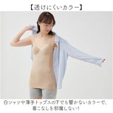 涼しい ブラトップ 夏用 通販 両脇メッシュの涼しいブラタンク カップ付タンクトップ サイドメッシュ タンクトップ 肌着 インナー カップ付きインナー ベージュ 透けにくい レディース