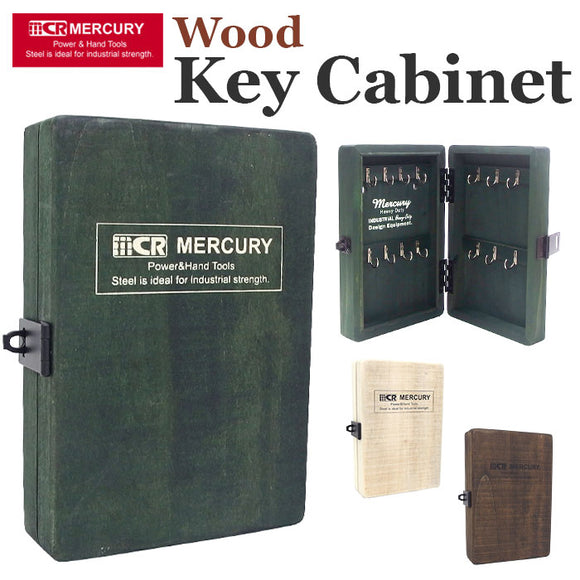 マーキュリー キーボックス MERCURY 通販 キーキャビネット ウッドキーキャビネット キーフック 壁掛け 鍵掛け 鍵かけ 鍵置き アメリカン 雑貨 大容量 おしゃれ 木製 かわいい