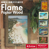 マーキュリー フレーム A3 mercury 通販 ポプラウッドフレーム ブランド おしゃれ フォトフレーム 壁掛け ウッドフレーム ポスターフレーム イラスト 木製フレーム 吊り下げ リビング