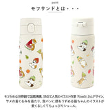 モフサンド 水筒 350ml 通販 mofusando もふさんど ステンレスボトル ワンタッチ マグボトル 保温 保冷 ぢゅの グッズ ステンレスワンプッシュボトル 猫 ねこ かわいい 直飲み お弁当