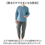 メンズ パジャマ 長袖 秋冬 通販 スウェット上下 紳士パジャマ 裏起毛 暖かい 上下セット 防寒 部屋着 秋冬用パジャマ 長袖長ズボン ルームウェア ウエスト総ゴム ナイトウェア ゆったり