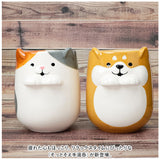 湯呑み かわいい 通販 そっとそえ手湯呑 コップ カップ 食器 テーブルウェア 湯のみ 湯飲み ゆのみ 箱入り ギフト キッチンウェア 電子レンジOK お茶 台所 可愛い 置物 置き物 アニマル