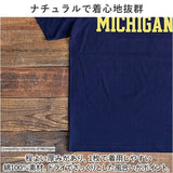 ミシガン tシャツ 通販 Tシャツ ティーシャツ 半袖 半袖Tシャツ メンズ レディース クルーネック 丸首 カットソー おしゃれ トップス カジュアル シンプル カレッジロゴ オシャレ