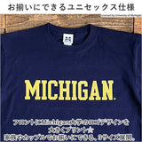 ミシガン tシャツ 通販 Tシャツ ティーシャツ 半袖 半袖Tシャツ メンズ レディース クルーネック 丸首 カットソー おしゃれ トップス カジュアル シンプル カレッジロゴ オシャレ